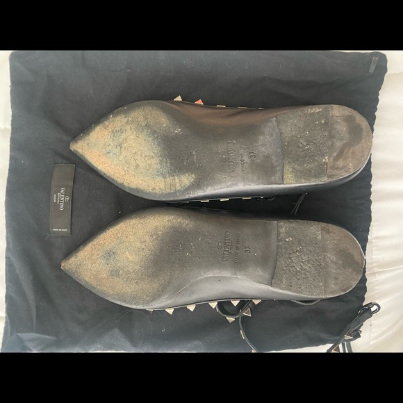 Valentino Noir Rockstud Caged Ballerina flat - Picture 6 of 7